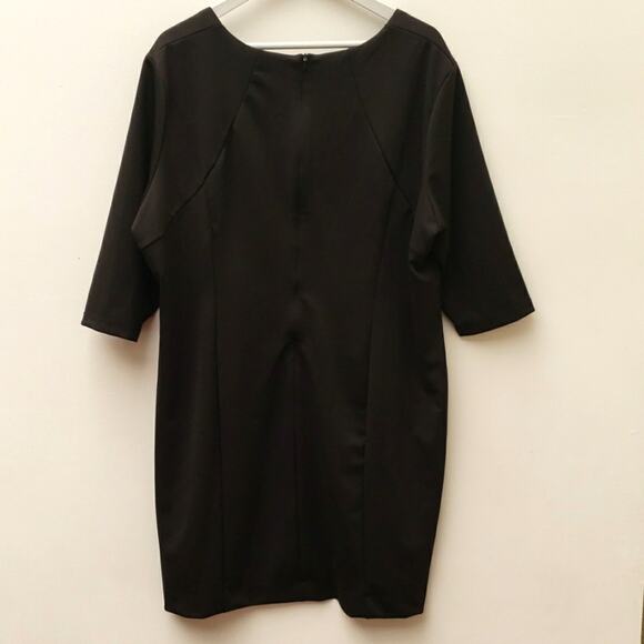 Alexia Admor Plus Size Black Marilyn Dress Women's Size 3X Party Careerwear - Picture 7 of 12